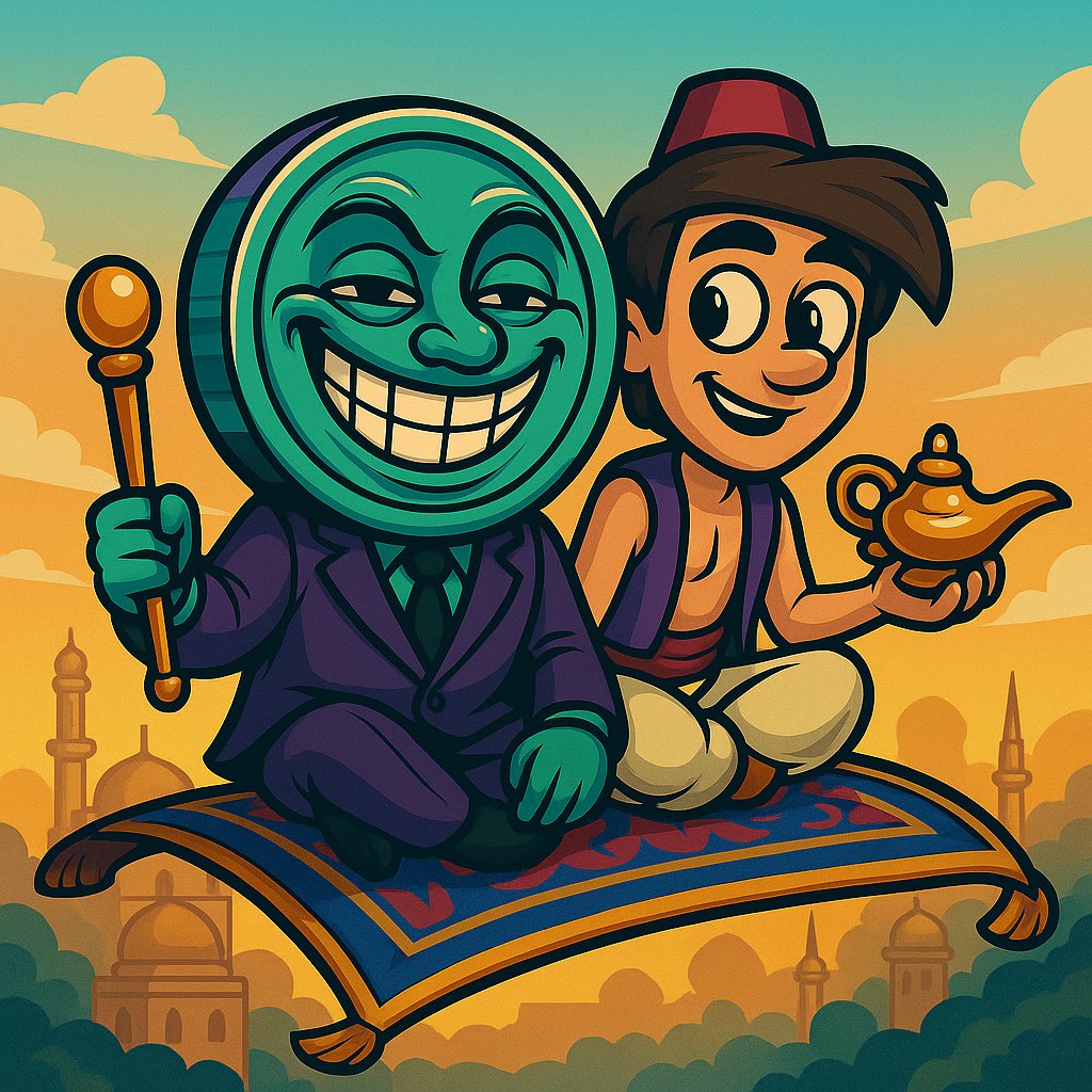 SOLINOonSOLANA's tweet photo. Flying carpets, magic lamps, and unlimited wishes…
But honestly, I only need one wish – $SOLINO to the moon. 🪄✨
#SOLINO #SolinoVerse #CryptoMeme #SolinoArmy #MagicVibes #MemeTakeover #FutureMemeCoin #InternetLegend #NextBigMeme #CryptoVibes #MemeRevolution #SolinoGang #AladdinVibes #CryptoCulture #ViralCoin #MemeIcons #LegendStatus #MoonWish #MagicCrypto #SolinoWorld