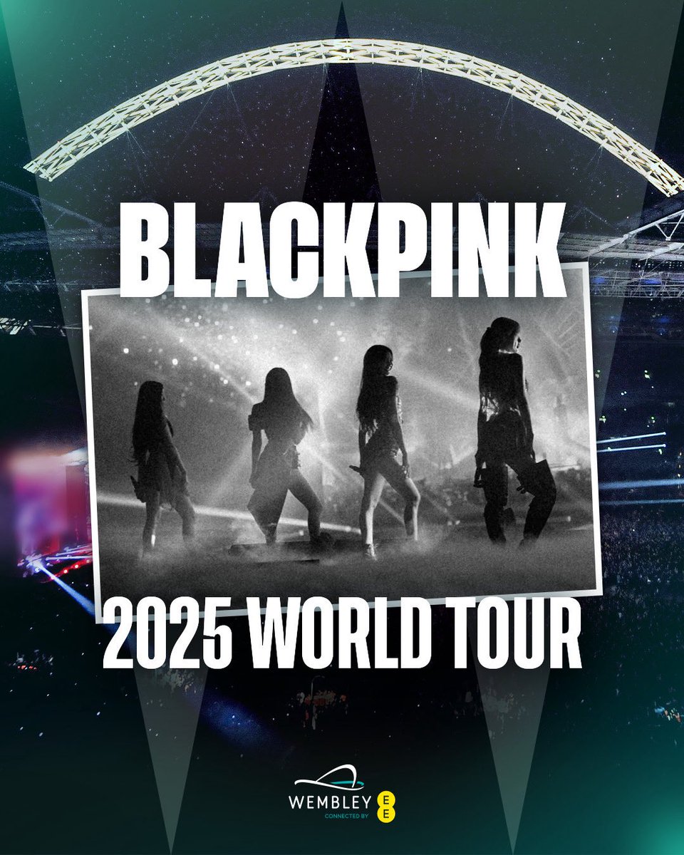 wembleystadium's tweet photo. Today is the day. 

@BLACKPINK’s WORLD TOUR [DEADLINE] arrives at Wembley for the first of TWO nights 🖤🩷

Who’s joining us? https://t.co/2AtA9paTtu