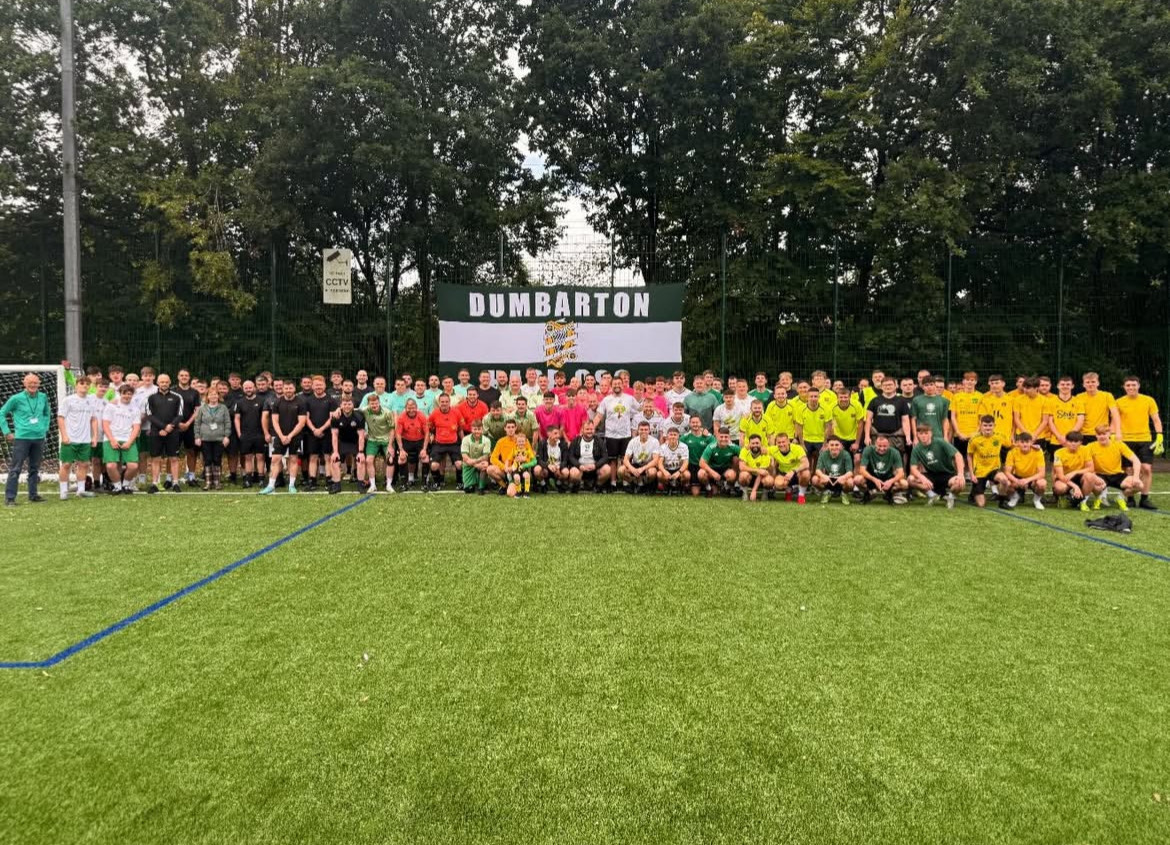 OLSPFootball's tweet image. Team OLSP took part in the Dumbarton Harp charity football tournament this summer for West Dunbartonshire Community foodshare. There were plenty of current and former pupils involved in getting in donations for a good cause. Well done everyone!