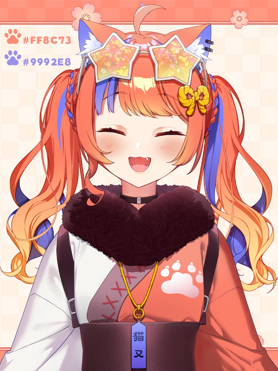 ♫三面図💐 美紅は笑うと牙があります。 よろしくお願い致します .ᐟ.ᐟ