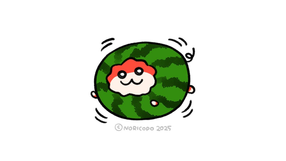スイカハム 🍉 #ハムスイカ 🍉