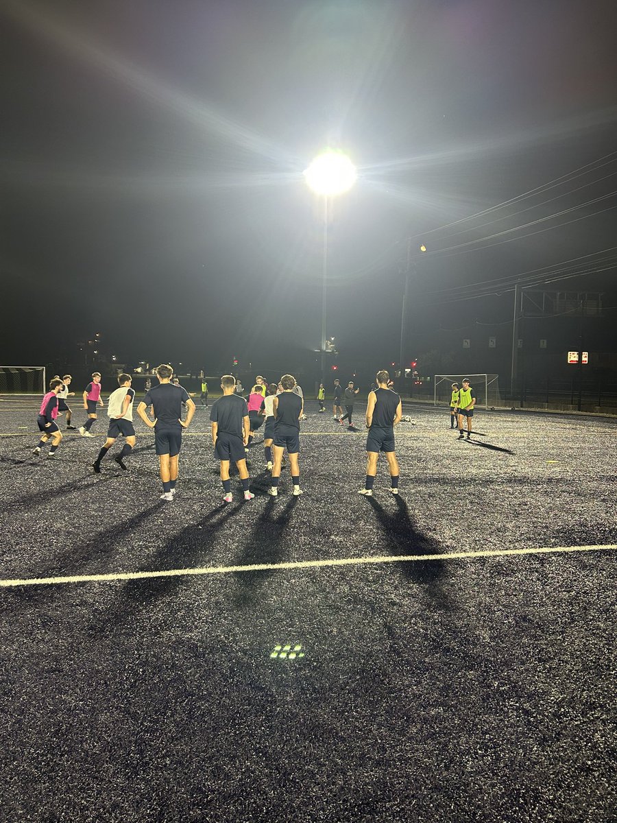 MC_MensSoccer's tweet photo. Another Midnight Madness is in the books. A fixture in our program for nearly 10 years now it is always a high energy session and this year was no different. Thank you to President Dougherty for visiting us and sharing your wisdom with the team. White team with the win. #WTBH https://t.co/0flGO7JHcP