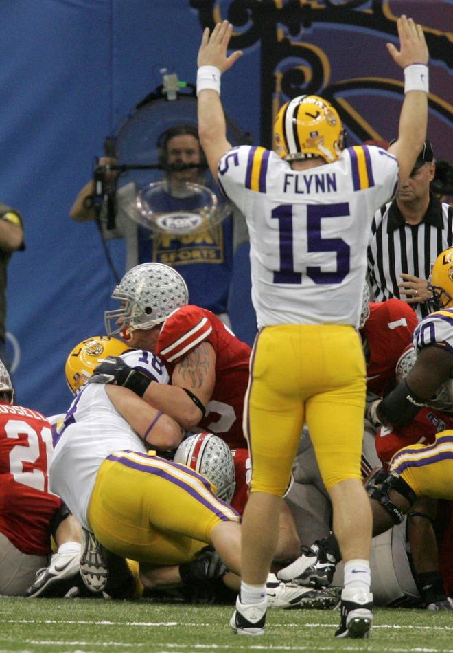 LSU Countdown (@countdownlsu) on Twitter photo QB1 <a href="/mflynn3/">Matt Flynn</a> checks in today on #JerseyCountdown 1️⃣5️⃣-Days remain until #LSUvsCLEM National Champ, NC Game MVP, Chik-Fil-A Bowl MVP. (12-2) Rec as Starter, 3,096-yds, 31-TDs & 56% Comp %
Catch him daily on <a href="/OTB_ESPN/">Off The Bench</a> w Hester on <a href="/1045espn/">104.5 ESPN</a> #LSU QB1 <a href="/mflynn3/">Matt Flynn</a> checks in today on #JerseyCountdown 1️⃣5️⃣-Days remain until #LSUvsCLEM National Champ, NC Game MVP, Chik-Fil-A Bowl MVP. (12-2) Rec as Starter, 3,096-yds, 31-TDs & 56% Comp %
Catch him daily on <a href="/OTB_ESPN/">Off The Bench</a> w Hester on <a href="/1045espn/">104.5 ESPN</a> #LSU