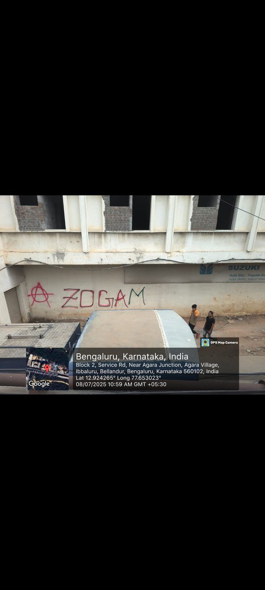 Amith Sagar L (@amithsagarl) on Twitter photo Happy Independence Day🇮🇳🇮🇳🇮🇳.
I noticed 'ZOGAM' graffiti still present on the wall indicating the presence of the 0.5 front. Requesting <a href="/BlrCityPolice/">ಬೆಂಗಳೂರು ನಗರ ಪೊಲೀಸ್ BengaluruCityPolice</a> and <a href="/hsrlayoutps/">HSR LAYOUT BCP</a> to kindly look into this matter.
Location: Agara Flyover, HSR Layout Happy Independence Day🇮🇳🇮🇳🇮🇳.
I noticed 'ZOGAM' graffiti still present on the wall indicating the presence of the 0.5 front. Requesting <a href="/BlrCityPolice/">ಬೆಂಗಳೂರು ನಗರ ಪೊಲೀಸ್ BengaluruCityPolice</a> and <a href="/hsrlayoutps/">HSR LAYOUT BCP</a> to kindly look into this matter.
Location: Agara Flyover, HSR Layout