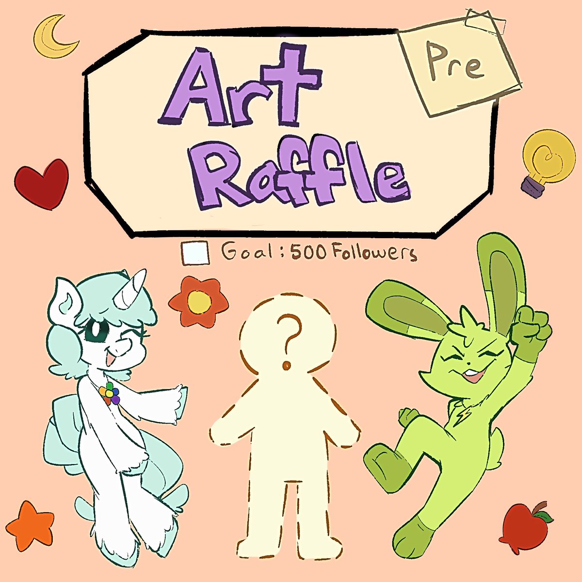 Thank you all for your major support!! When I reach 500 followers, I’ll be hosting an art raffle!!
More info in the comments! ✨ 

#SmilingCritters #artraffle