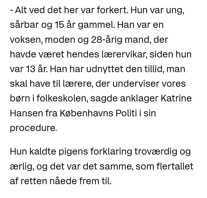 Har anklagemyndigheden eller skolevæsenet overhovedet overvejet at tilbyde ham 370.000 kroner, gratis medierådgivning og psykologbistand for at skride i stilhed, inden man gjorde sådan en stor sag ud af det? 
ekstrabladet.dk/krimi/folkesko…