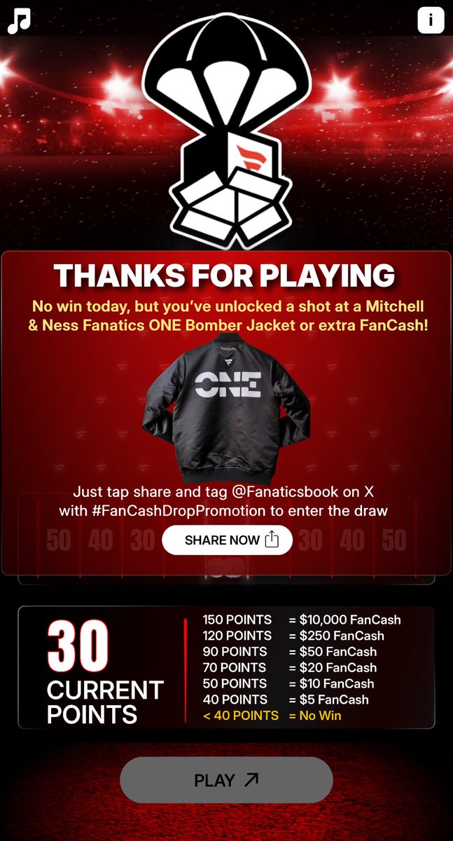 3GOTTiii's tweet photo. Play the #FanCashDropPromotion today

⁦@FanaticsBook⁩ #FanCashDropPromotion https://t.co/7FhqftqrK6 https://t.co/Be1J23RhXE