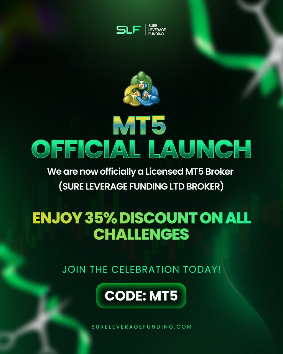 ๐ญen ์ฐ (@aizen7_) on Twitter photo ๐ Sure Leverage Funding MT5 Server Launch This Weekend! ๐
Giveaway 5x$5K 2-Step Accounts up for grabs!๐
๐ฟ How to Join the Giveaway:
โ
Follow: <a href="/SureLeverage/">Sure Leverage</a> | <a href="/Aizen7_/">Zen ์ฐ</a> | <a href="/Horrpe/">โขHorrpeโข</a>
โ
Repost the pinned post on Sure Leverage Funding
โ
Tag 4 friends
โ
Like & Retweet
โ
Join ๐ Sure Leverage Funding MT5 Server Launch This Weekend! ๐
Giveaway 5x$5K 2-Step Accounts up for grabs!๐
๐ฟ How to Join the Giveaway:
โ
Follow: <a href="/SureLeverage/">Sure Leverage</a> | <a href="/Aizen7_/">Zen ์ฐ</a> | <a href="/Horrpe/">โขHorrpeโข</a>
โ
Repost the pinned post on Sure Leverage Funding
โ
Tag 4 friends
โ
Like & Retweet
โ
Join