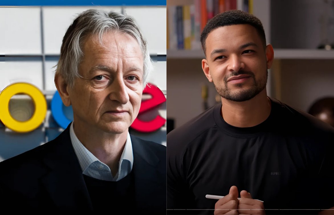 dhakshana8484's tweet image. The most dangerous man in tech isn’t Elon or Altman.

It’s a 77-year-old professor they call the “Godfather of AI.&quot;

In a viral interview, he just revealed the terrifying truth about AI&apos;s future.

Here are his 7 warnings that could save (or doom) humanity: 🧵