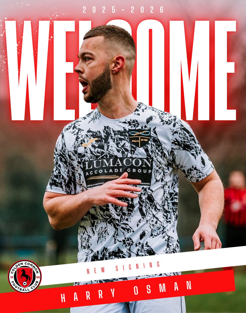 Colden Common FC (@coldencommonfc) on Twitter photo ๐จ NEW SINGING ๐จ
Welcome to the Stallions <a href="/harryosman_97/">Harry Osman</a>. Harry signs from fellow <a href="/WessexLeague/">Velocity Wessex League</a> side <a href="/bandlfc/">Blackfield & Langley FC</a>.
Harry has experience at this level and a keen eye for the back of the net.
Welcome ๐ ๐จ NEW SINGING ๐จ
Welcome to the Stallions <a href="/harryosman_97/">Harry Osman</a>. Harry signs from fellow <a href="/WessexLeague/">Velocity Wessex League</a> side <a href="/bandlfc/">Blackfield & Langley FC</a>.
Harry has experience at this level and a keen eye for the back of the net.
Welcome ๐