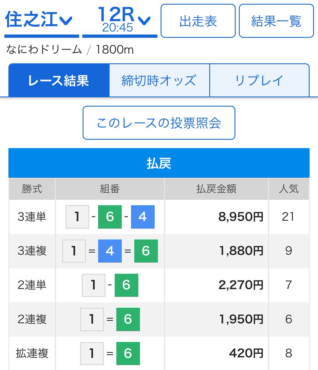 住之江12R🏦8950円

ここ❻なんです

良い配当🙆