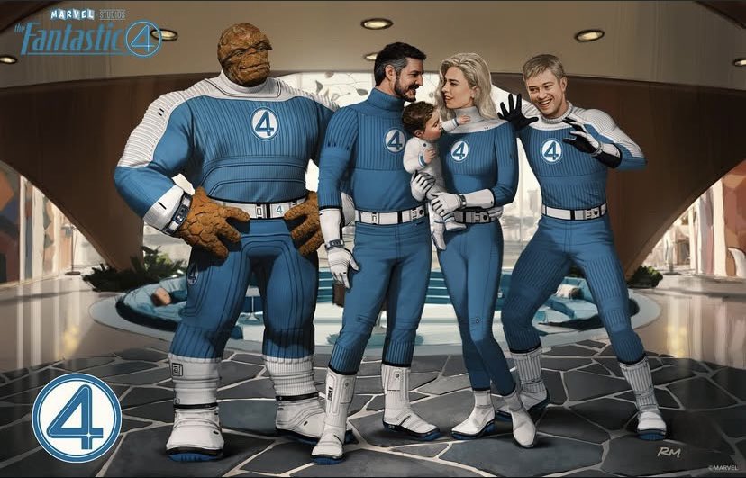 🧑‍🧑‍🧒‍🧒ファミリーのコンセプト🧑‍🧑‍🧒‍🧒
仲睦まじい感じだね…

#マーベル
#MCU
#ファンタスティック４ 
#FantasticFour