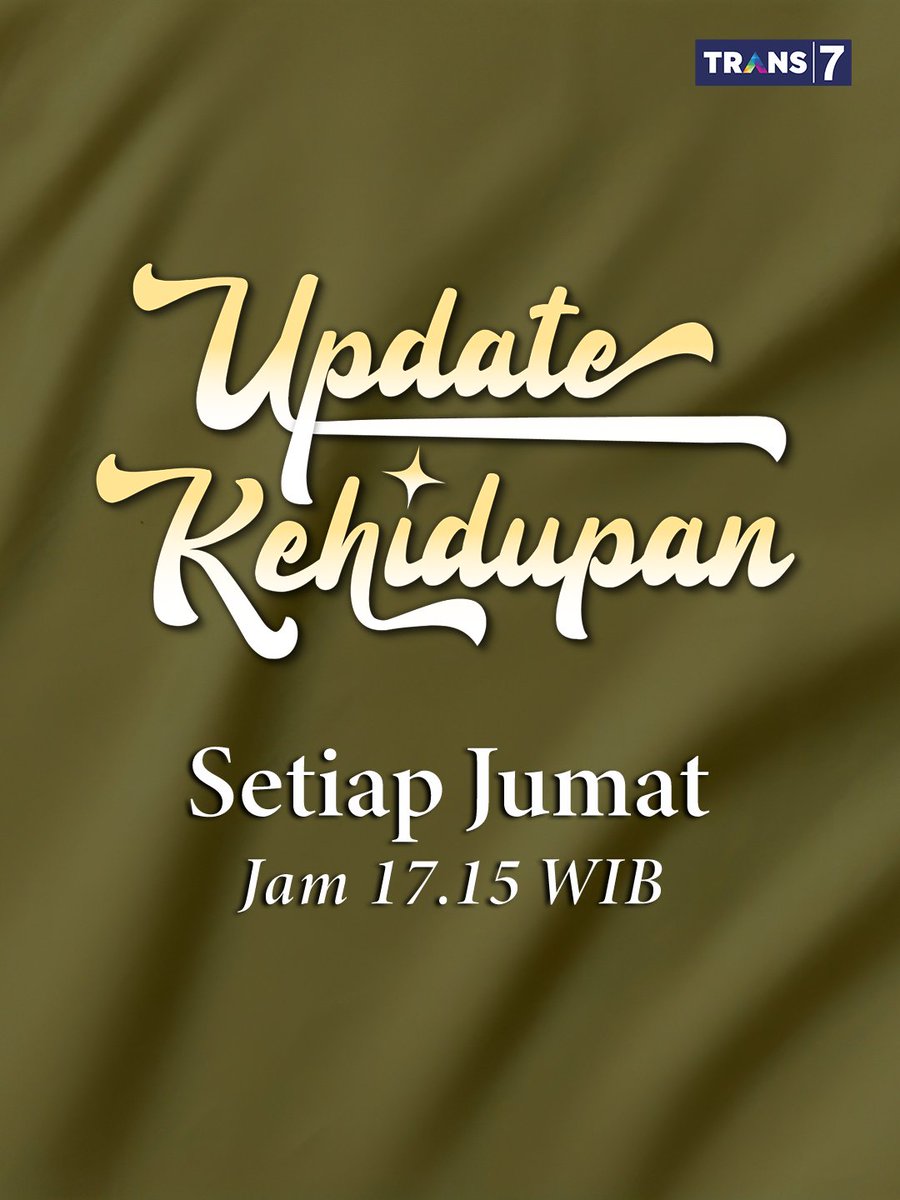 TRANS7's tweet photo. Diam itu emas, apalagi kalau ditambah sama prestasi✨🙏

#UpdateKehidupanTRANS7
Setiap Jumat
Jam 17.15 WIB https://t.co/Xap9lcKL0b