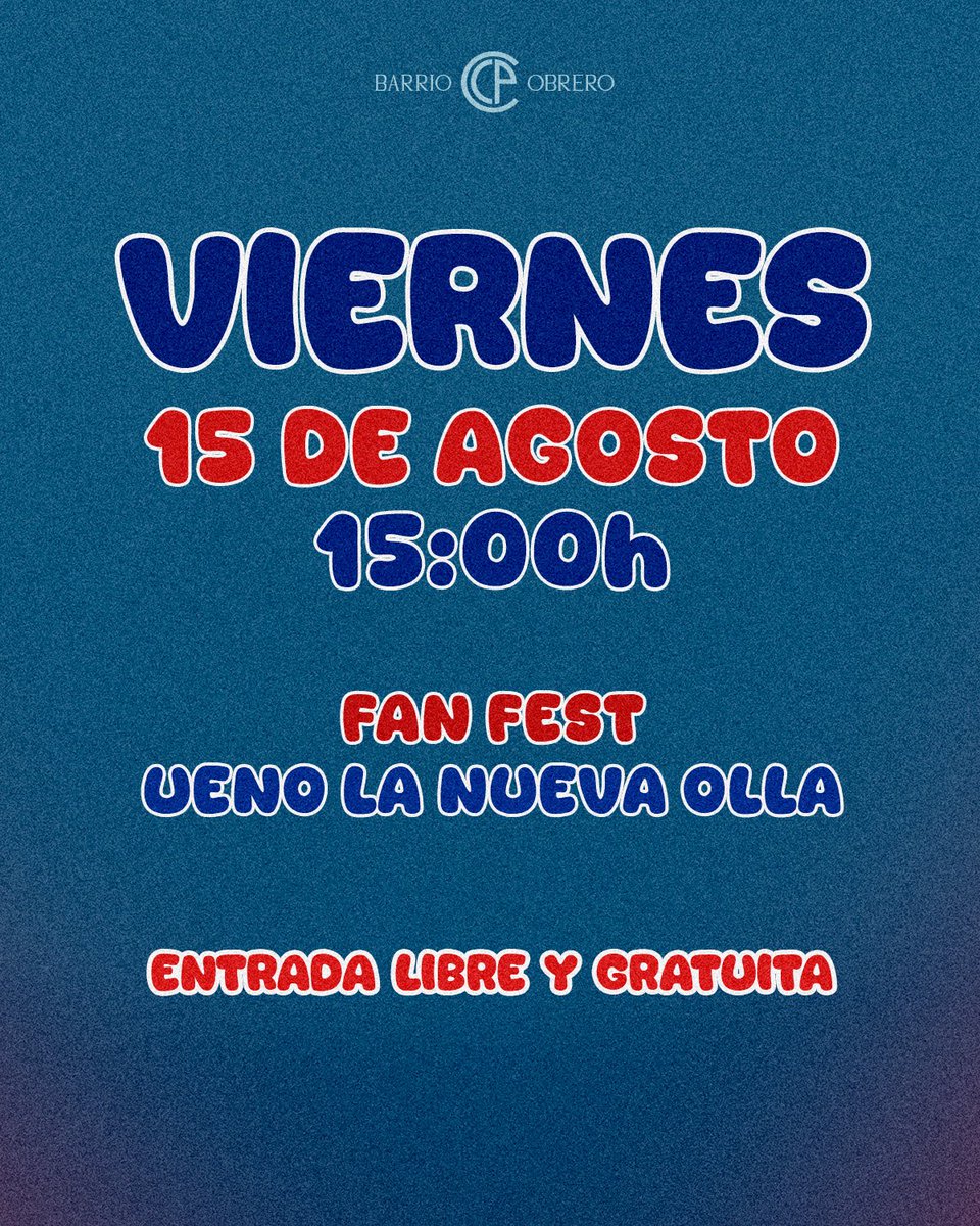 !ES HOY!
Llegó el gran día para compartir con los niños y niñas, en nuestra casa, como en cada año.
¡Les esperamos a todo el pueblo azulgrana!
🔵🔴🌪️