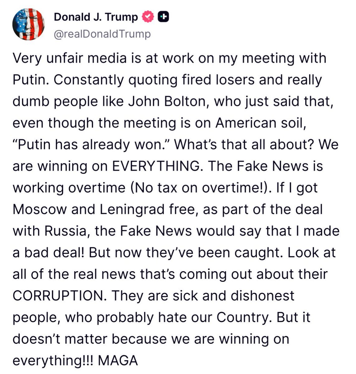 <a href="/Scavino47/">Dan Scavino</a> Pray for peace!