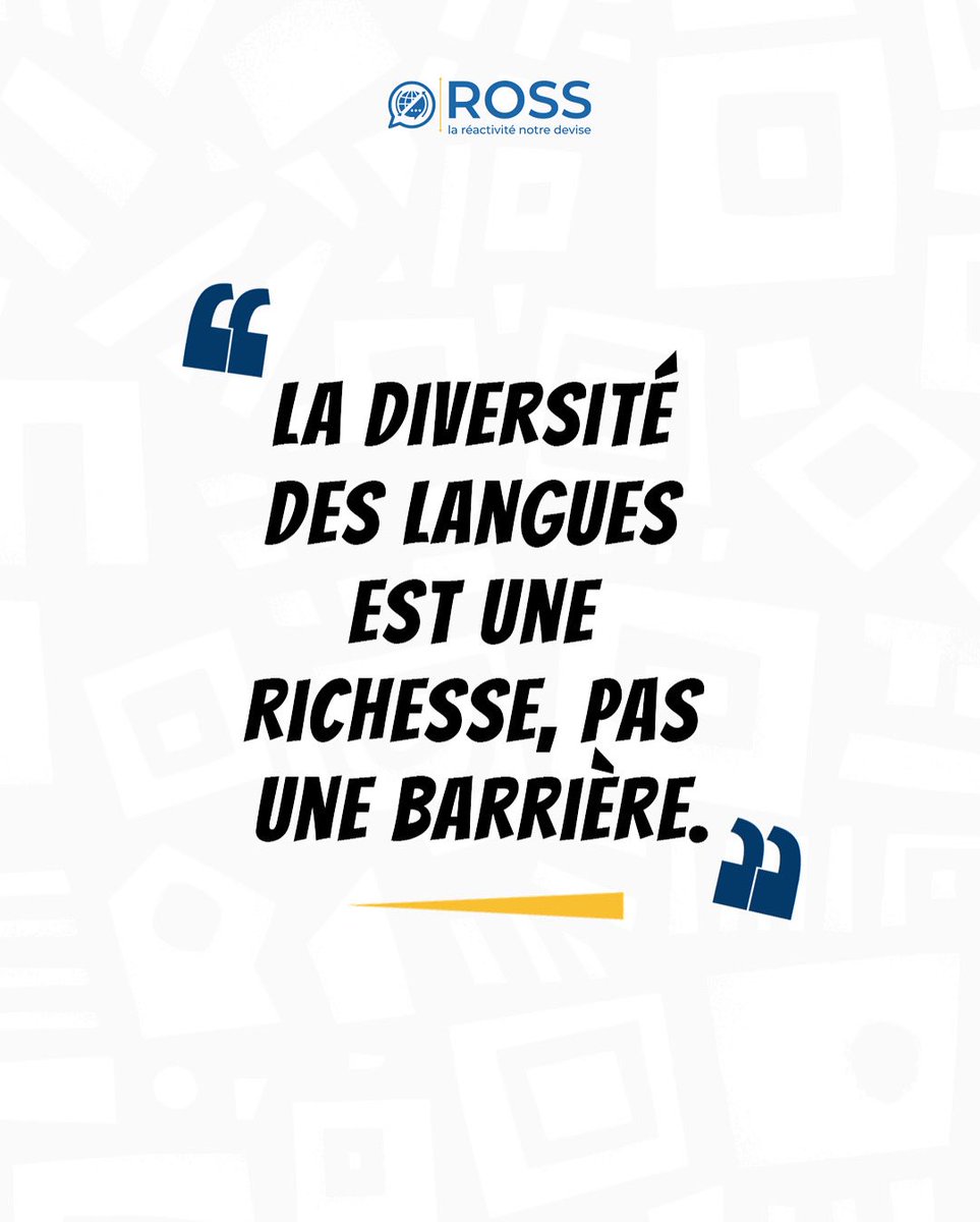 RossTranslation's tweet photo. ✨ En cette fin de semaine, souvenons-nous : Chaque langue que nous entendons est une fenêtre ouverte sur un monde unique. La diversité des langues n’est pas un obstacle… c’est un trésor qui nous rapproche. 💬
#DiversitéLinguistique #langues #OuvertureAuMonde https://t.co/iroKRqMMAw