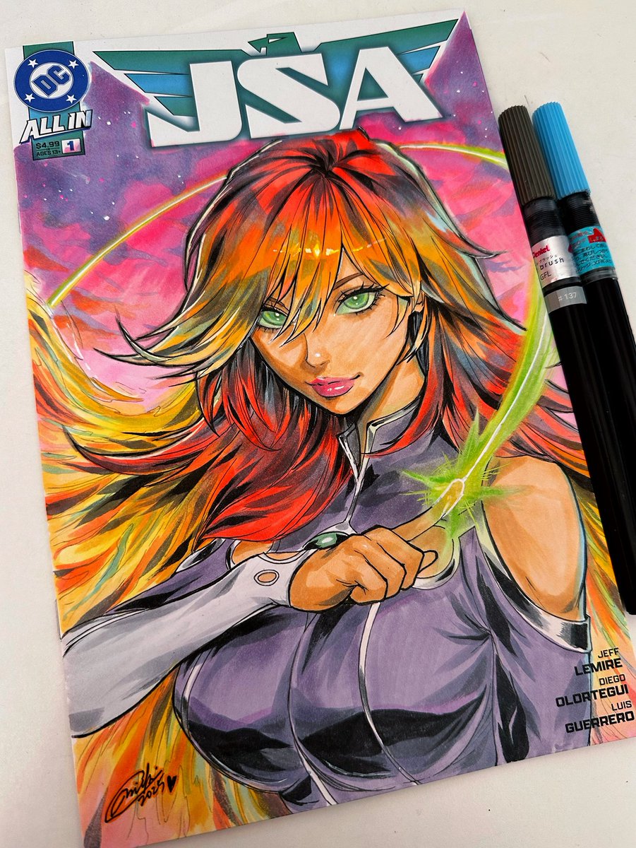 Starfire sketch cover, I’ve been drawing for fun.
Been learning lots of things about art and life.
If I’m having frustration or difficulties, I stop comparing myself with anyone else and stop listening voices from outside.
I do my own ways with some hopes desires and dreams.
Even