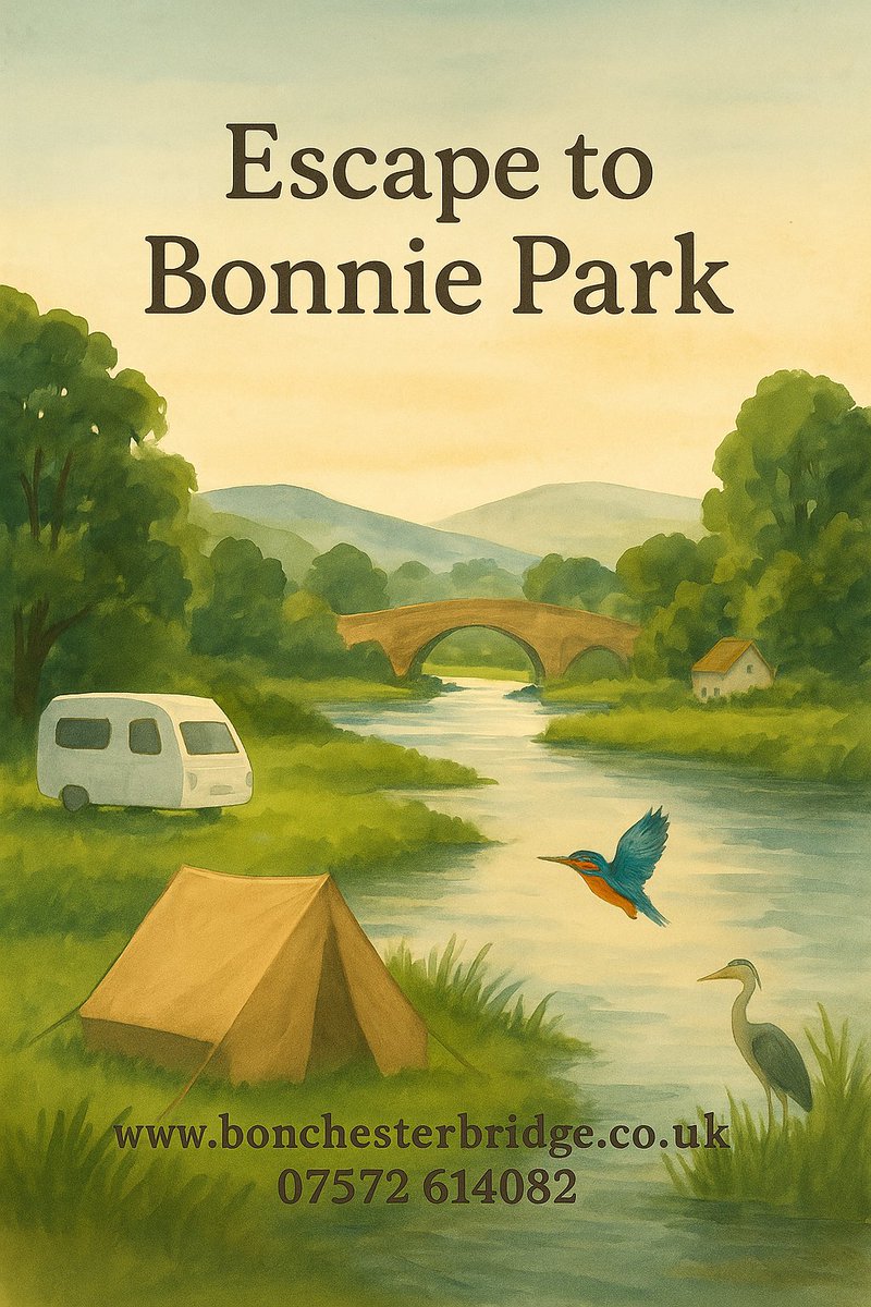 Book now.... While there's still pitches available. bonchesterbridge.co.uk