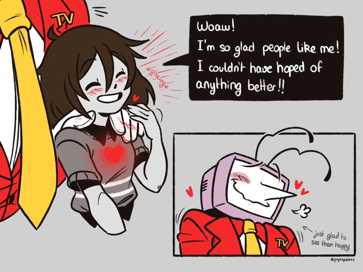 pipispaints's tweet photo. I got some fanmail on Tumblr and made little #Soultenna doodles

#tenna #tennaDeltarune #deltarune #tennaxsoul #tennaxreader https://t.co/I1u37HrDdQ