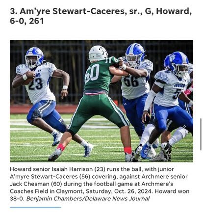 🏈A’myre Stewart-Caceres (@amyresc) on Twitter photo Delaware Online Pre-Season rank #3 Offensive Lineman in the state! Only up from here! <a href="/delawareonline/">Delaware Online</a> Delaware Online Pre-Season rank #3 Offensive Lineman in the state! Only up from here! <a href="/delawareonline/">Delaware Online</a>