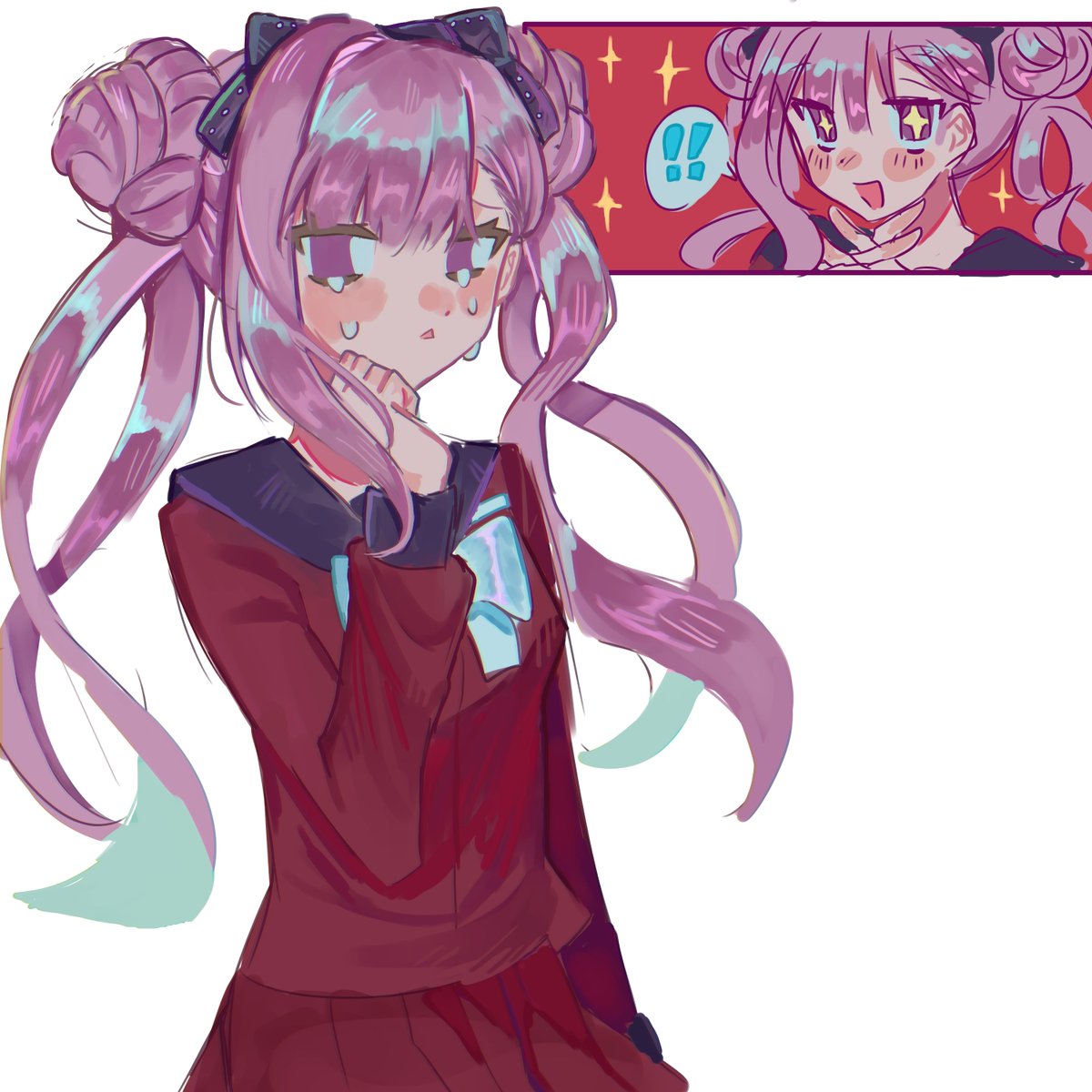 otomegmefoxy's tweet photo. im offering a kako created through hours of questioning what is that hair https://t.co/O7k3zVrhb0