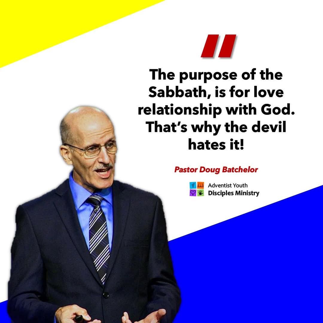 That's why satan has fought for ages.# happy Sabbath day
