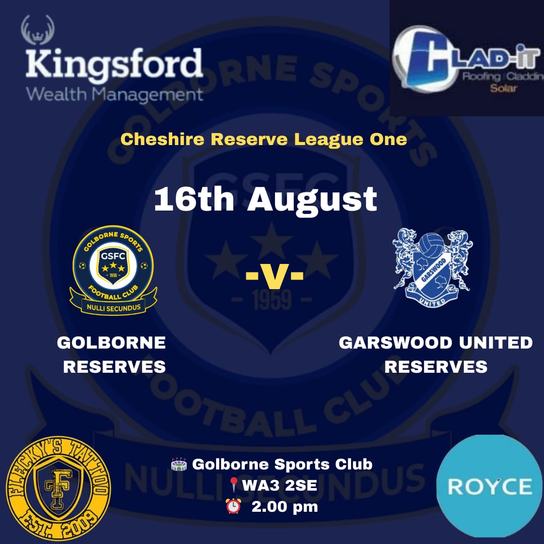 Golborne Sports FC (@golborne_fc) on Twitter photo 2nd team host local rivals <a href="/GarswoodUTD/">Garswood United F.C</a> tomorrow in <a href="/CheshireFL/">Cheshire Football League ⚽️</a> reserve 1 on what's the second local derby in 3 days. #UTFG 2nd team host local rivals <a href="/GarswoodUTD/">Garswood United F.C</a> tomorrow in <a href="/CheshireFL/">Cheshire Football League ⚽️</a> reserve 1 on what's the second local derby in 3 days. #UTFG
