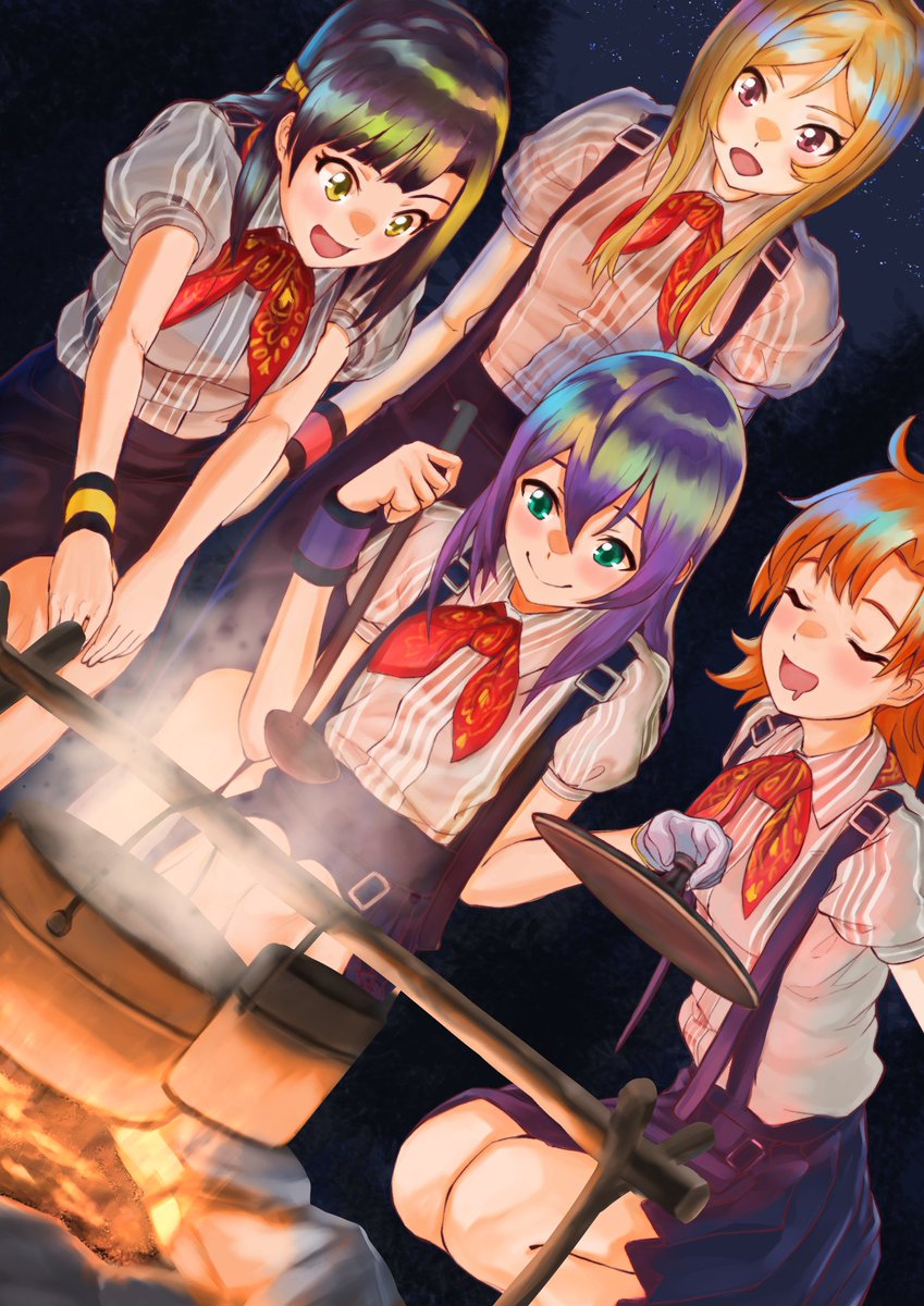 今週もお疲れ様でした！！
キャンプのカレーは美味しいよね！！！の1枚🍛

#ミリシタ