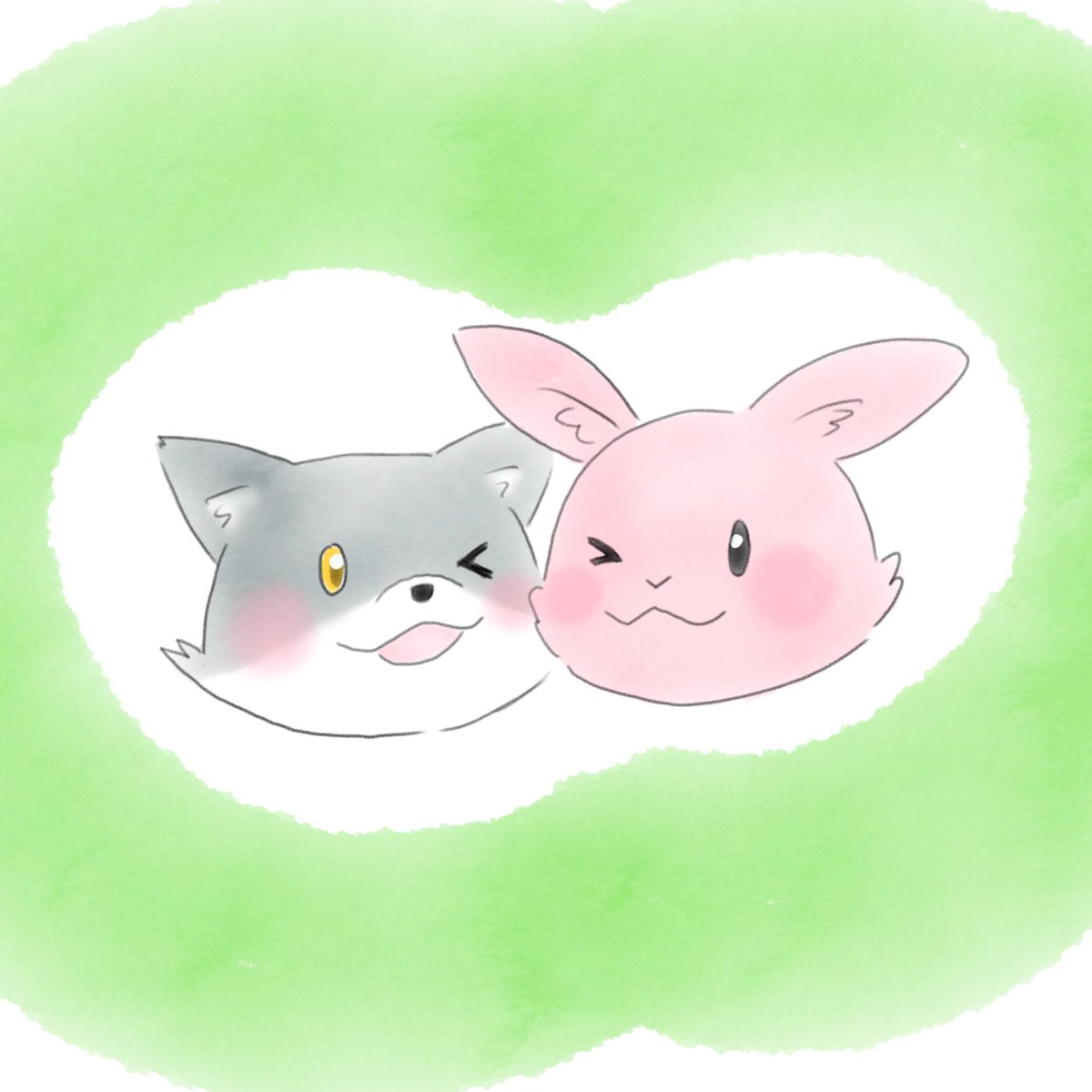 マカミ🐺を応援📣

ルナと共に🐰💕

ぎゅ💕

絵を描くチャレンジ☺️537
#ninjart #アナログイラスト