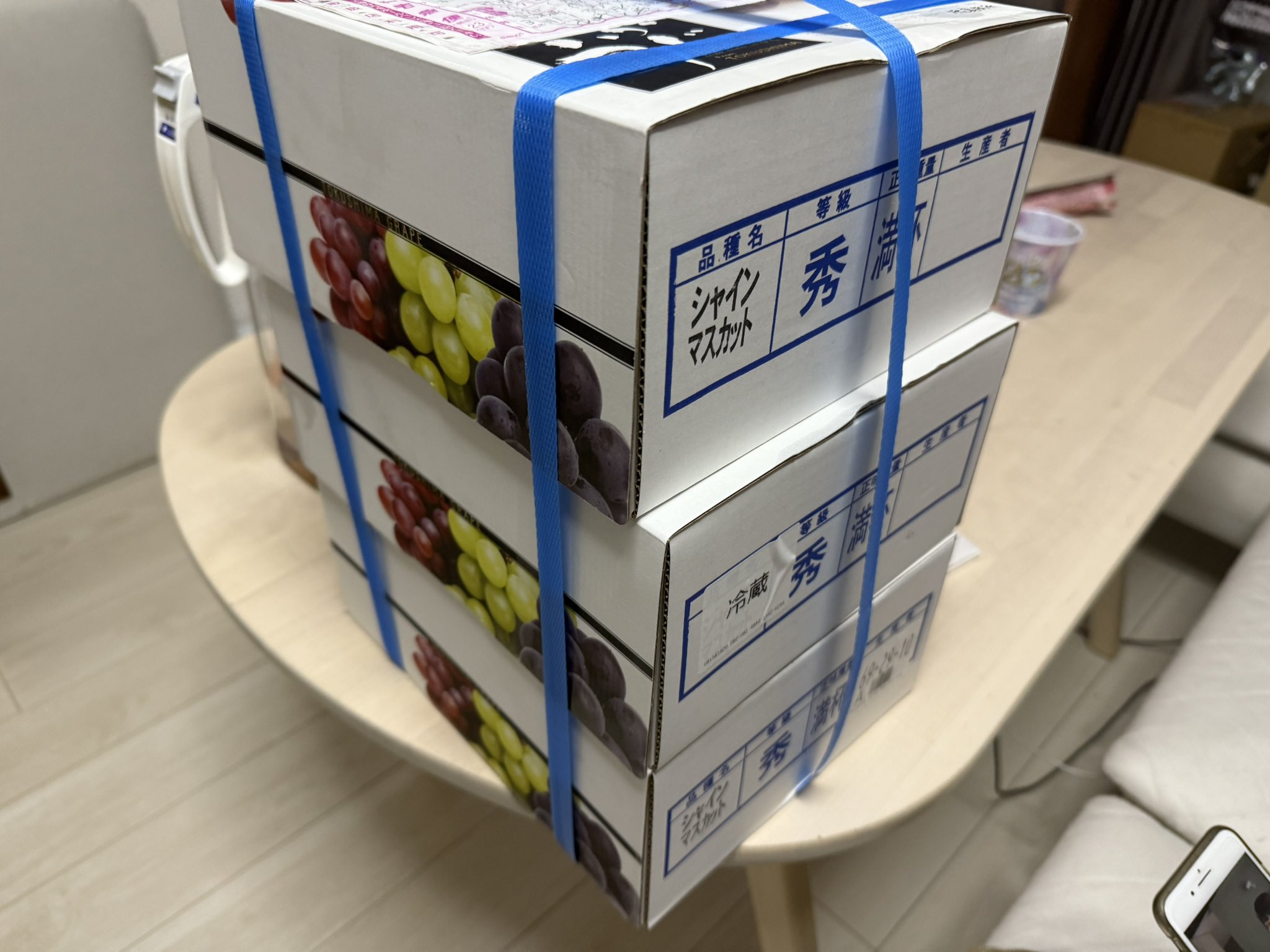 ラスト‼️完全赤字の大放出‼️きたーー‼️徳島SPシャインマスカット約5kg9999円 今年も‪💚出ましたー🫧 店長盛りすぎ💦雪崩危険⚠️ 高級‬