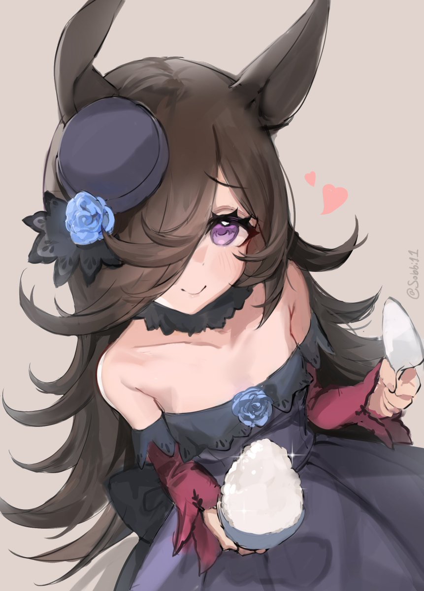 You will let her feed you, yes? 💜
#riceshower #umamusume