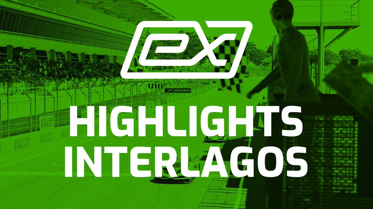The highlights of the 2025 Interlagos eX Prix are now available on our YouTube channel:

👉 youtu.be/pnp8ZS0DdPA?si…

We💚eX – the unique sim racing community
⚡️🌎 #SimRacing #RacingForTheClimate #WorldeX