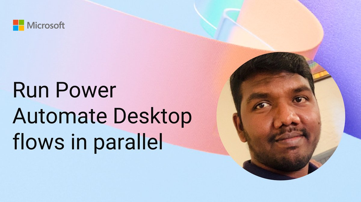 💡 New: Run Power Automate Desktop flows in parallel!

Deenuji Loganathan shows how to handle UI popups with a background child flow that won’t interrupt the main automation.

📺 → msft.it/6010srUjO

#Microsoft365Dev #PowerAutomate #PowerPlatform