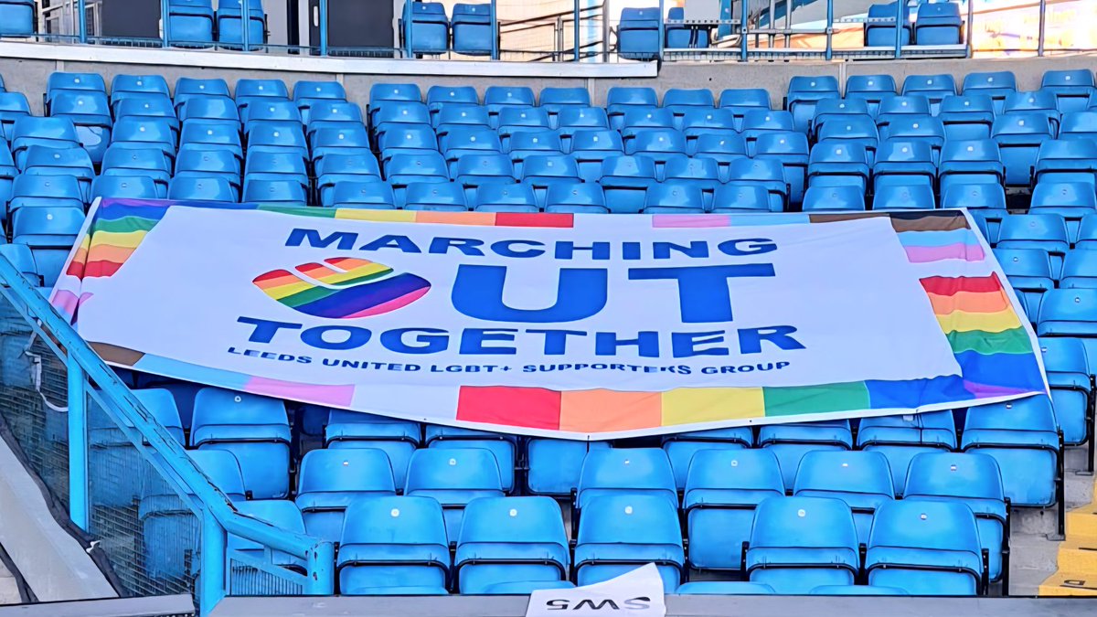 Refurb of ER is already under way!

Check out our fabulous new banner for the Prem, still with pride of place right under the big screen 😍👌🏾

Big thanks to Jade and all the team at #LUFC for their ongoing support.

🏳️‍🌈⚽️🏳️‍⚧️ #ALAW