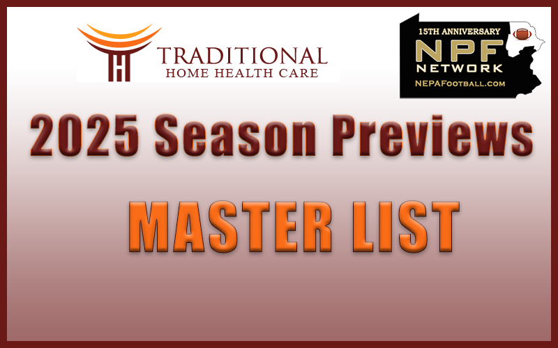 2025 Season Previews presented by Traditional Home Health Care
LFC Division III - Carbondale, Holy Cross, Lackawanna Trail, Old Forge, Riverside, Susquehanna
nepafootball.com/2025-season-pr…
<a href="/cahsathletics/">CAHS Athletics News</a> <a href="/hchspa/">Holy Cross HS</a> <a href="/Trail_Football/">Trail Football Network</a> <a href="/BDFN_OldForge/">Blue Devil Football Network</a> <a href="/vikingssportspa/">ad riverside</a> <a href="/Cookk42/">Kyle Cook</a>