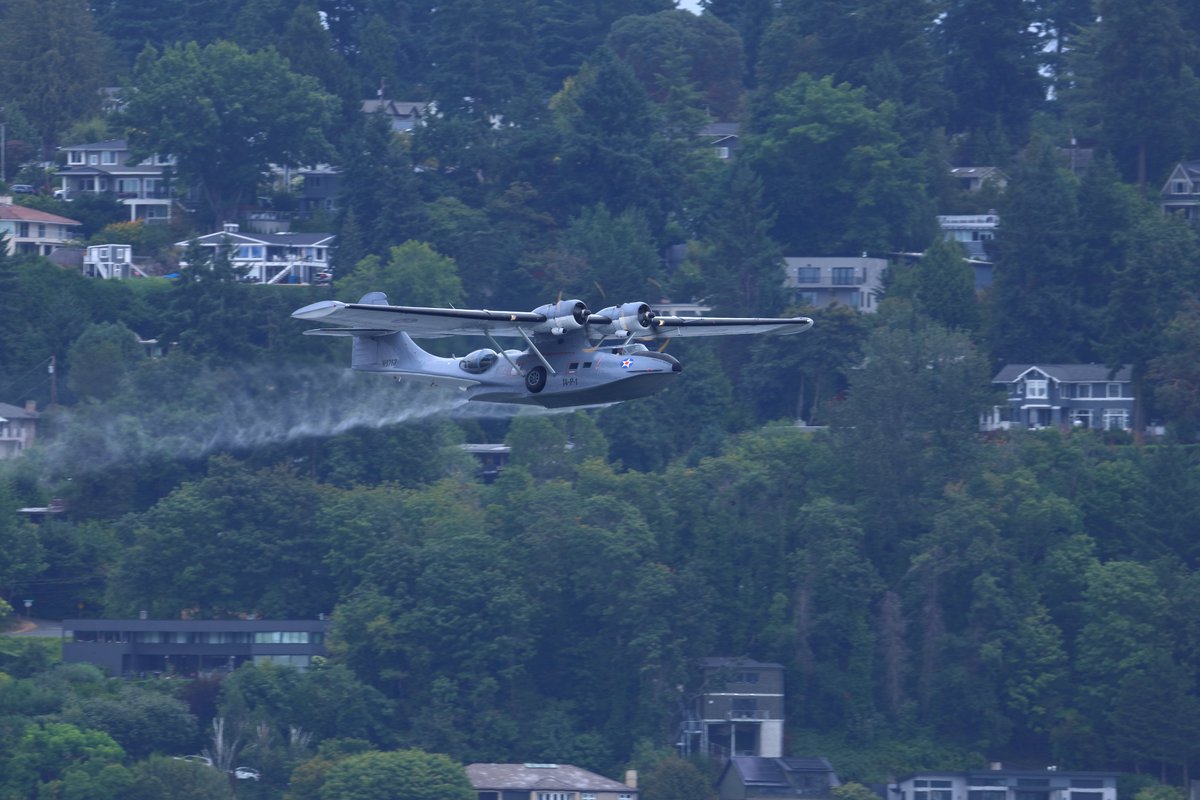 somat_ta's tweet image. Seafair Air Show Day 3で撮影したPBY-5A Catalina
最終日ということで会場に入りさ撮影しました～
83年前の機体が今でも飛行可能で水に浸かれるのは凄い！
#ConsolidatedAircraft
#Boeing
#PBY5A
#PBY_5A
#N9767
#Safair
#Safair2025
#SeafairAirshow