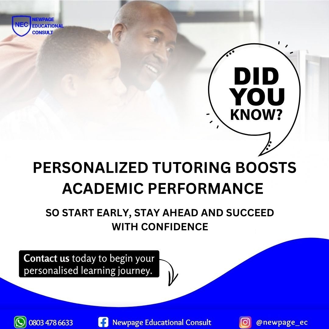 heed1's tweet image. Newpage Educational Consult: where personalized learning meets academic excellence. Enroll your child today and see the difference.