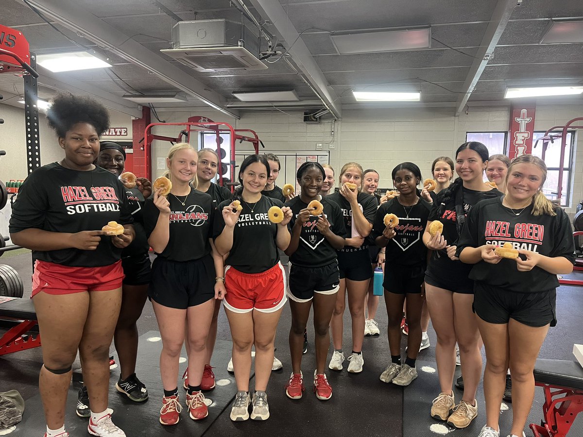 First AM calls for 🍩! 

These athletes have been 🔒 ⬇️! ⚔️❤️🖤