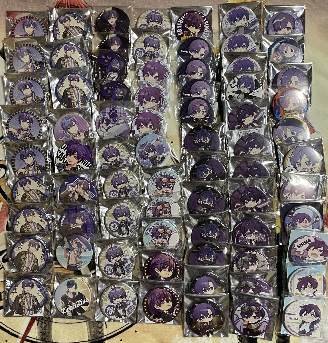 1Sy9h's tweet photo. 【交換・譲渡】
浦島坂田船 缶バッジ うしさせ  ひきフェス 

譲 🚢 💜

求 2枚目 or 定価＋送料

 #浦島坂田船缶バッジ交換 

続きます⬇️ https://t.co/NrsEIMR4wY