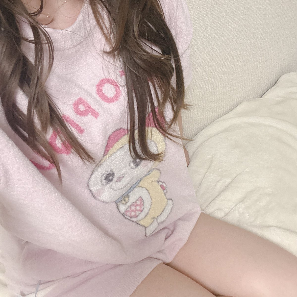 お友達から誕プレでもらったドラミちゃんが可愛すぎる☺️♡