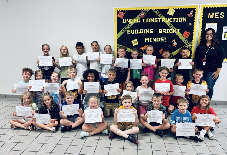 These MES students were chosen as leaders in their classrooms. They are our Classroom Captains. They will be responsible for assisting new classmates and helping others. They may also be used in other classroom and school leadership roles. 🖤💛Congrats, Captains!