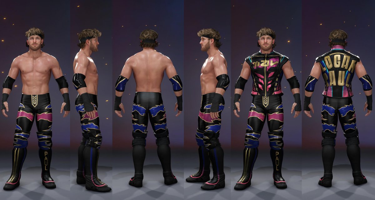 Download <a href="/LoganPaul/">Logan Paul</a> WrestleMania 41 attire now available on #WWE2K25 on PS5 and Xbox Series X|S. Search "Gamevolt" to find on Community Creations.