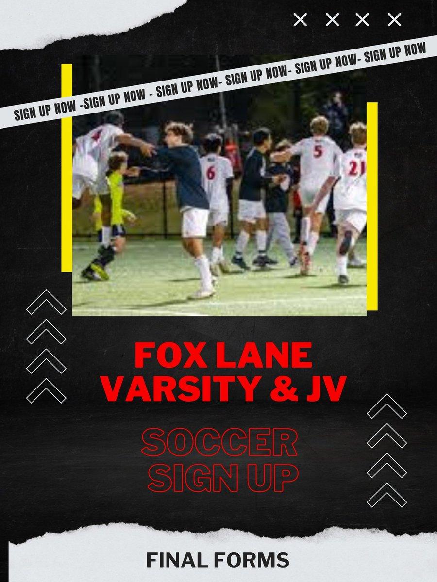 Foxes don’t forget to sign up on Final Forms!