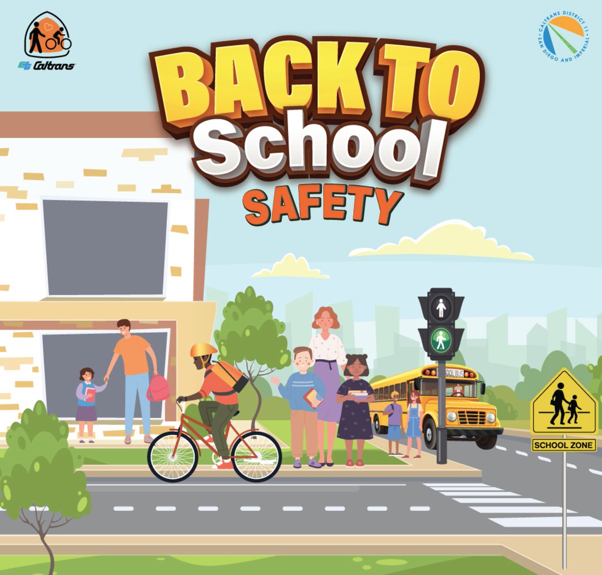 Back to School!
Some school districts returned to class this week. Keep an eye out for children.