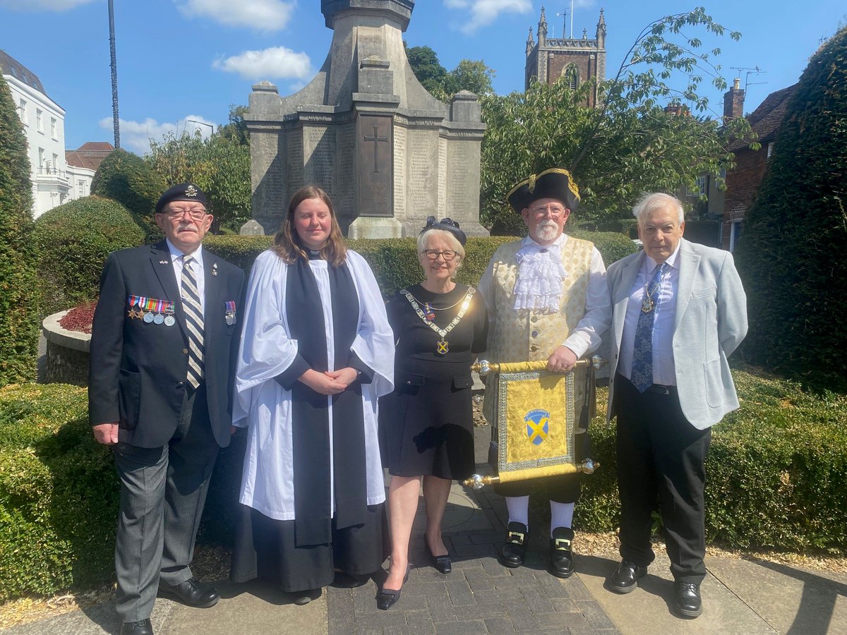 St Albans Mayor, Councillor Teresa Heritage, led a moving service to commemorate the 80th anniversary of Victory over Japan Day. The event, on Friday 15 August, marked the anniversary of the end of the Second World War as well as Japan's surrender.