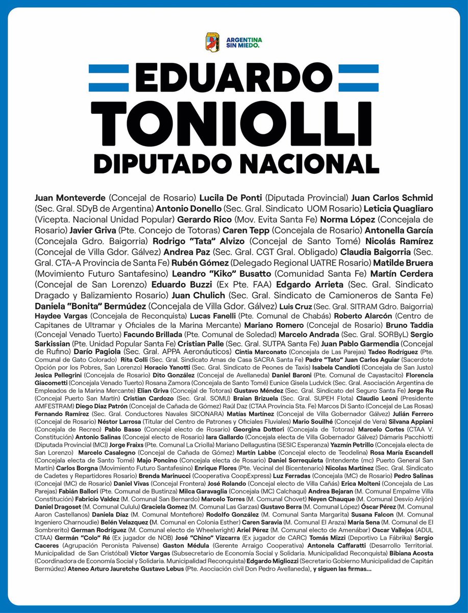 Vamos con <a href="/eduardotoniolli/">Eduardo Toniolli</a> #DiputadoNacional