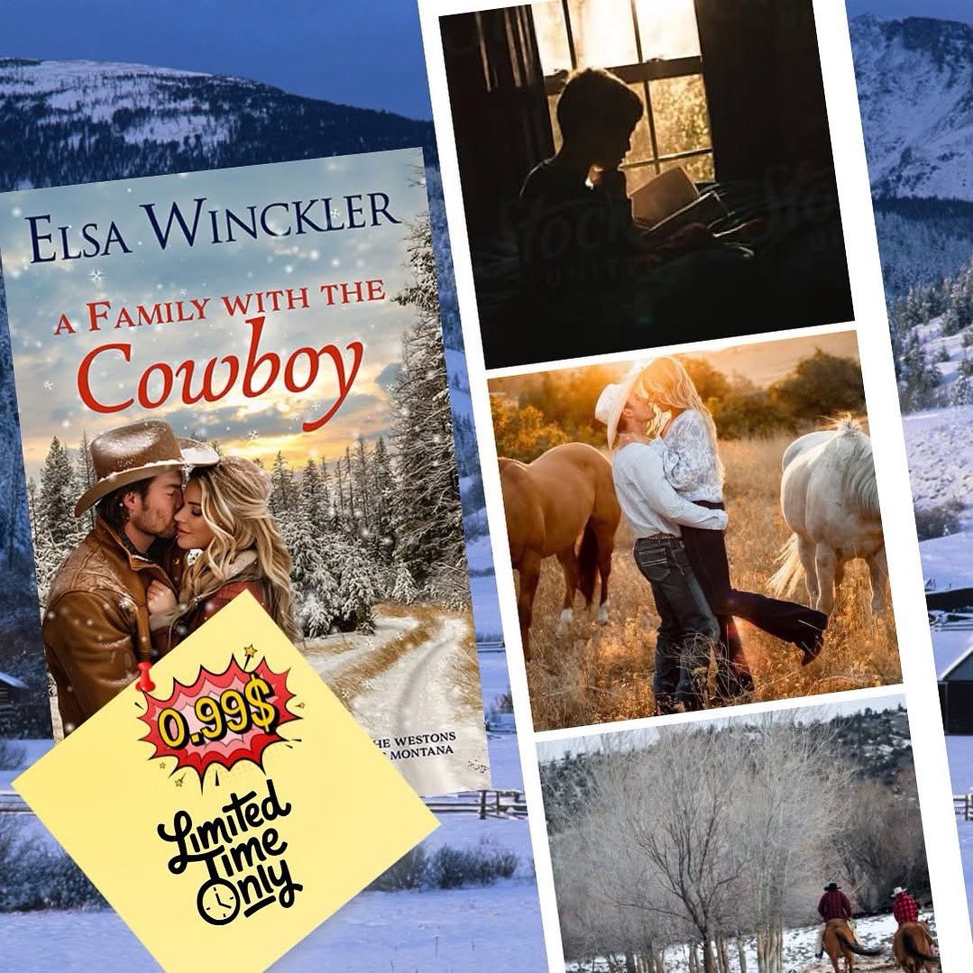 elsawinckler's tweet photo. A grumpy widowed rancher clashes with his son’s new teacher, until sparks fly and love comes tumbling in.
Small-town charm, found family feels, and a cowboy worth falling for.
Link: https://t.co/64U6NJS2DF
#readztule #CowboyRomance #grumpyhero #snalltownhero https://t.co/QWrQ1Dj6Gy