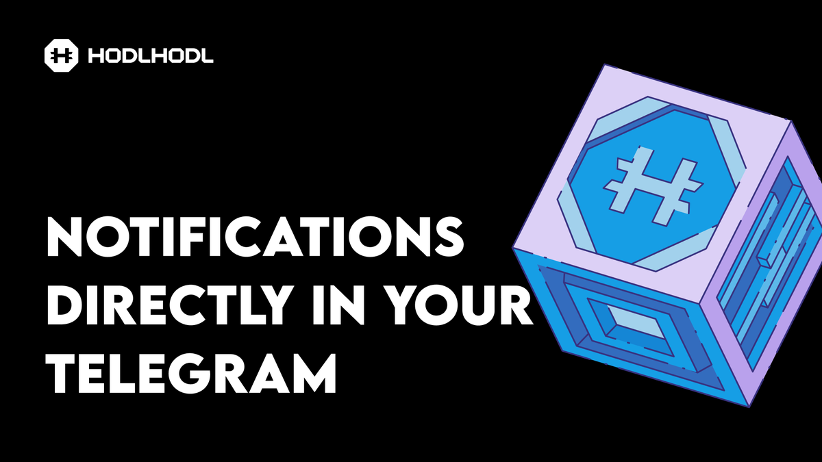 🚀 Stay in the loop — instantly!

Activate the Telegram bot today and get real-time updates, alerts, and exclusive info on your Lend at Hodl Hodl contracts right in your chat.

Our Telegram bot is waiting for you!📲
Head to your Notifications tab to activate it now