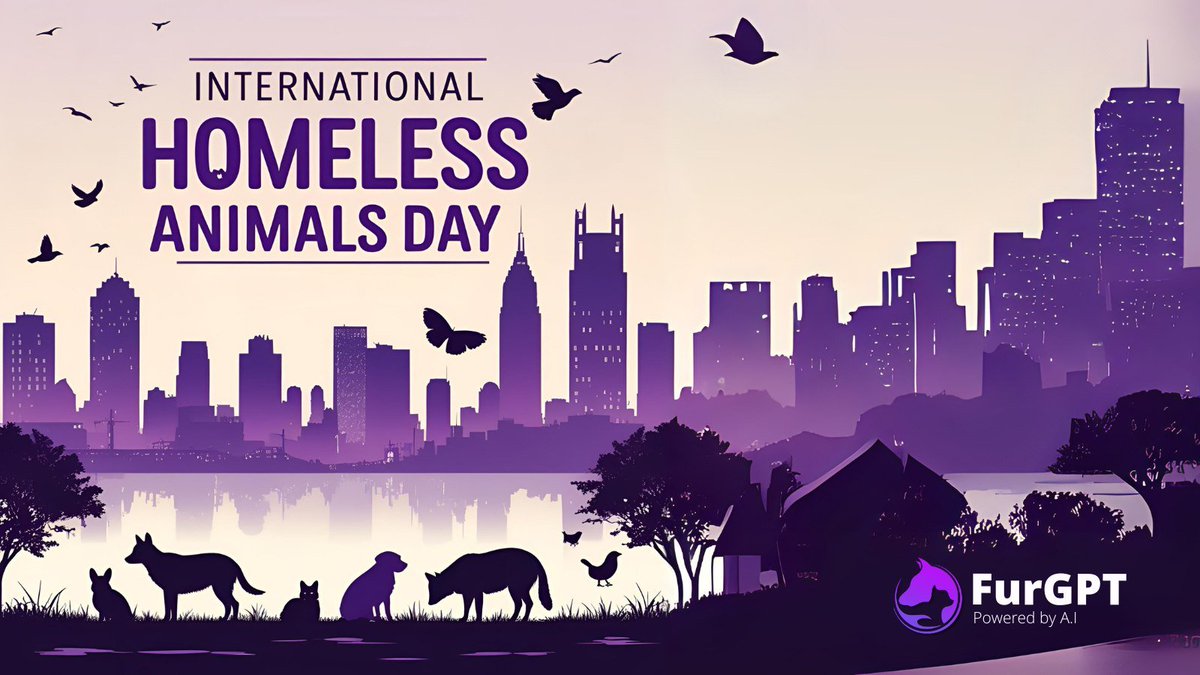 🐾❤️ Happy #InternationalHomelessAnimalsDay from #FurGPT! 

Today, we shine a light on our four-legged friends without homes and stand together for adoption, spay/neuter efforts, and meaningful action. 🌍✨

Fun Fact: Today was first observed in 1992, and spans across six