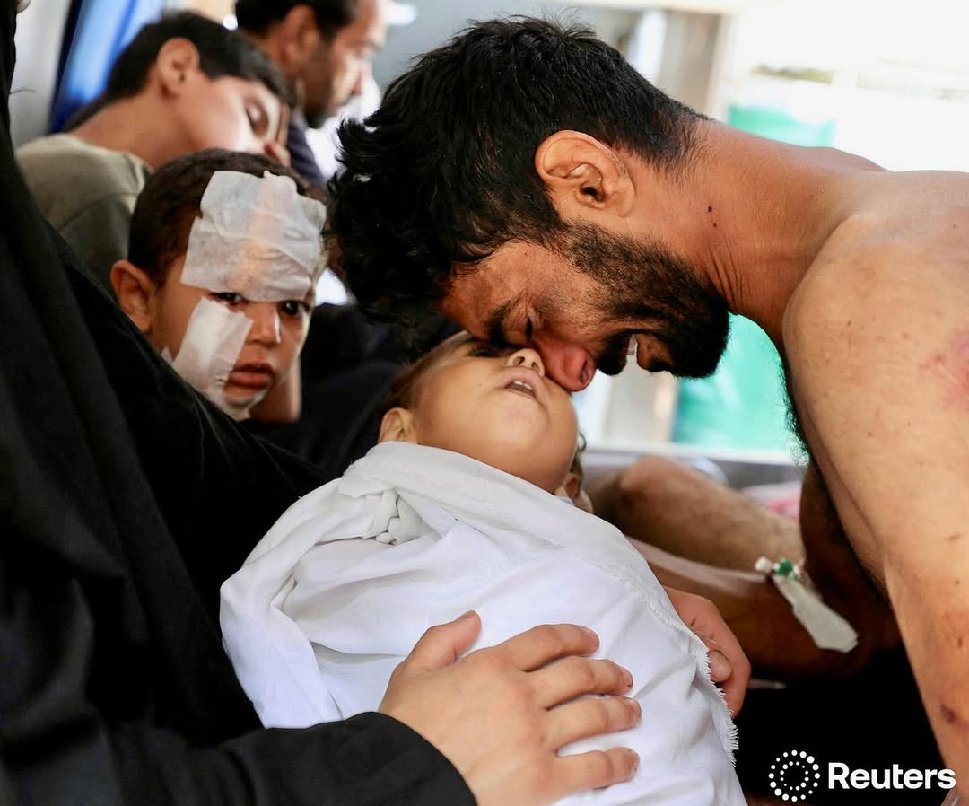 TIMES OF GAZA (@timesofgaza) on Twitter photo Israel killed his son in an airstrike that targeted his tent. Israel killed his son in an airstrike that targeted his tent.